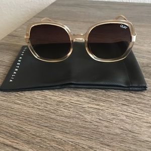 QUAY gold dust sunglasses